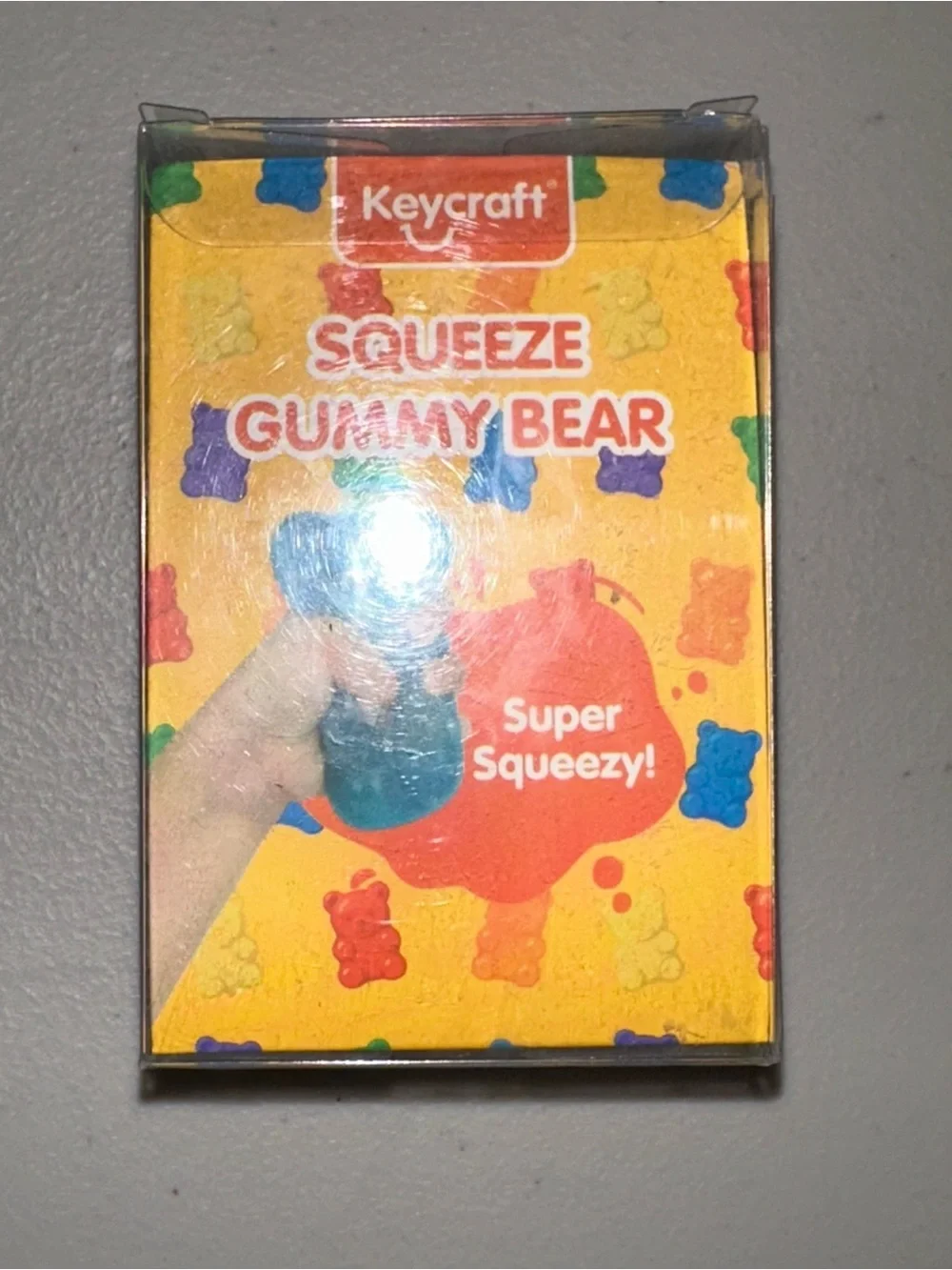 Squeeze Gummy Bear - Pink NWT